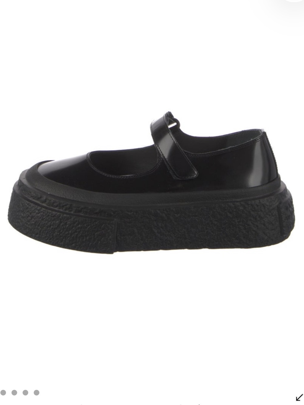 MM6 Maison Margiela Leather Mary Jane Flats